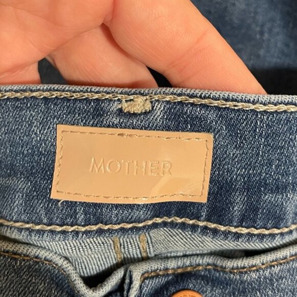 Women’s Mother The Hustler Ankle Fray Jeans Blue Healing Jar Wash, 34 - Picture 3 of 8